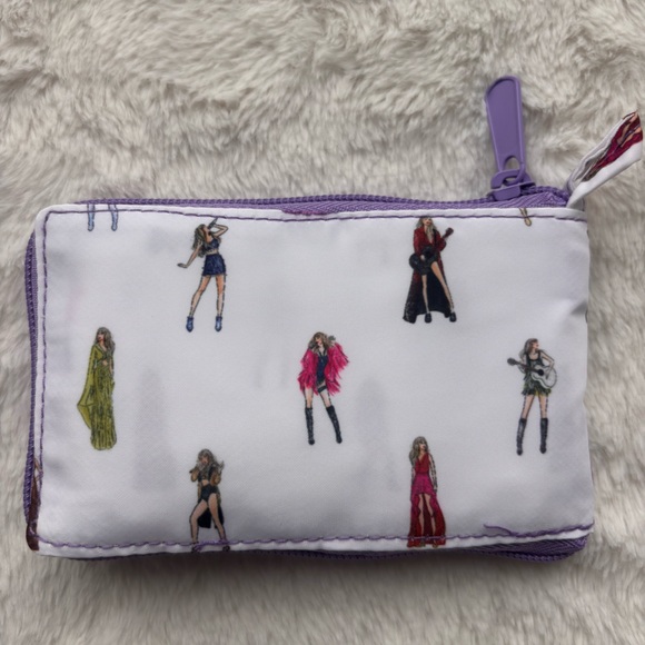 Taylor Swift The Eras Tour Zip Up Tote Bag Foldable Official Merch New - Picture 9 of 11